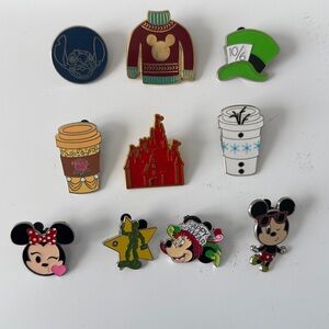 Disney Trading Pins.  Lot of 10 pins.